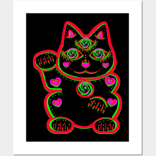 Lucky Cat 1 Posters and Art